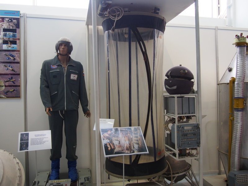 Космический душ в музее Космонавтики г. Королев