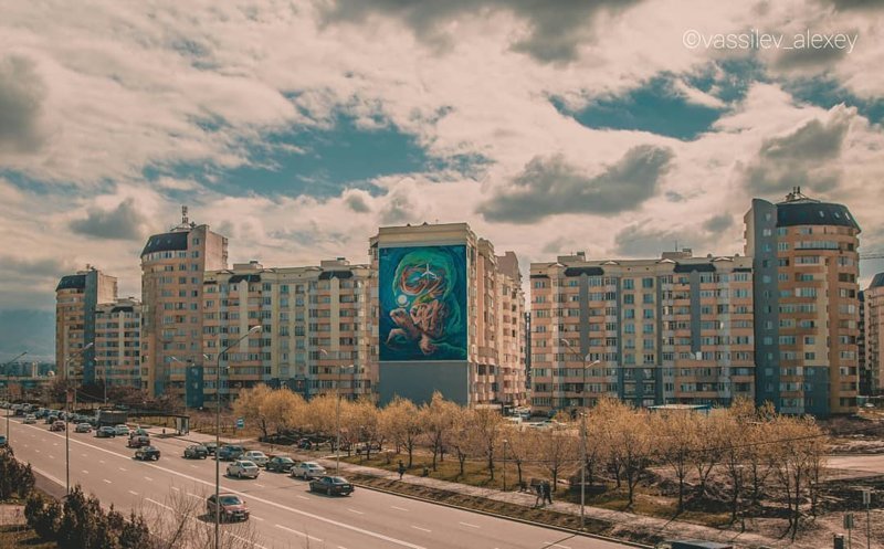 Алма-Ата Апрель Краски города