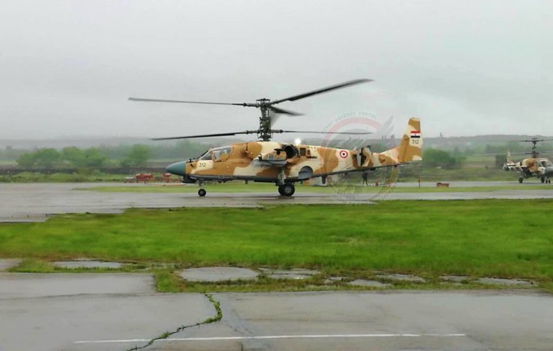 Россия до конца месяца поставит в Египет 20 вертолетов Ка-52