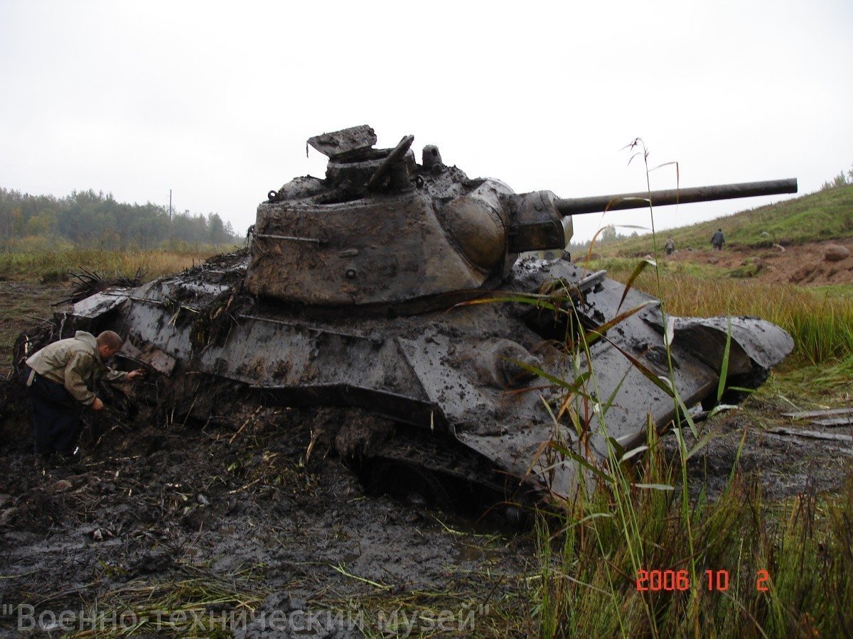 Т 34 находки после войны