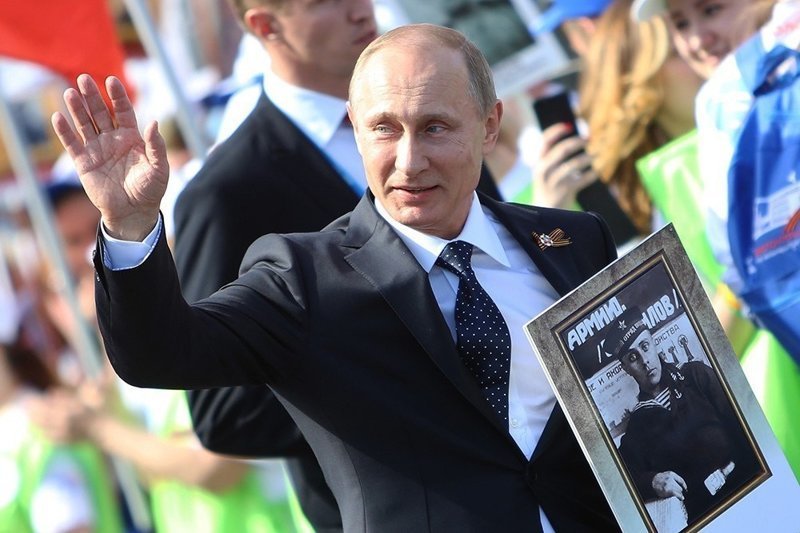 Владимир Путин поприветствовал участников акции «Спасибо за верность, потомки!»