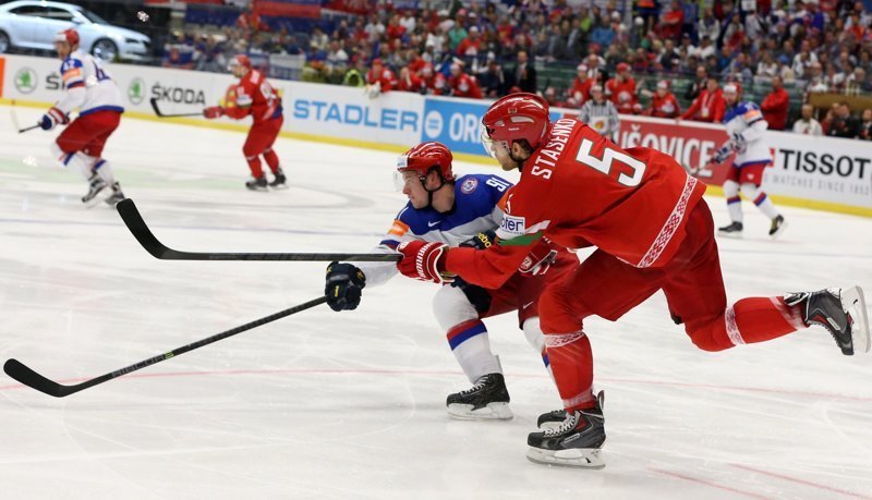 Россия разгромила Беларусь (6:0) и выиграла три матча подряд на ЧМ-2018 с общим счетом 20:0