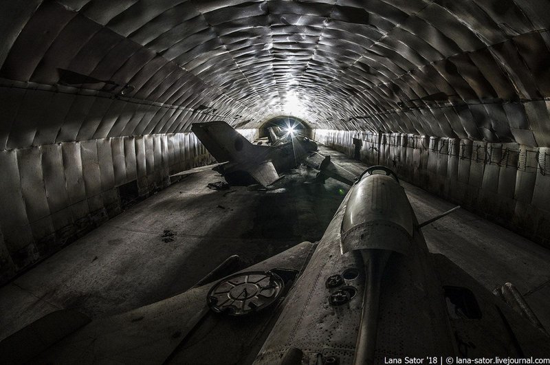 Заброшенные подземные авиабазы Восточной Европы