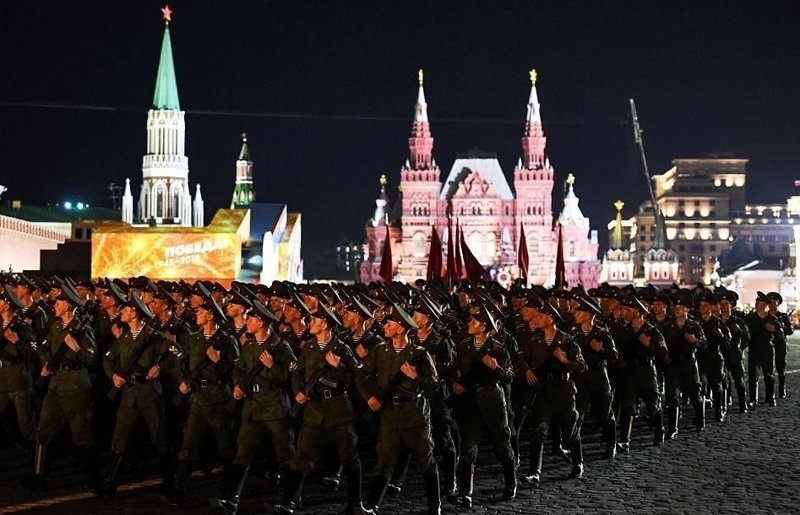 Фоторепортаж: как проходили репетиции Парада Победы?