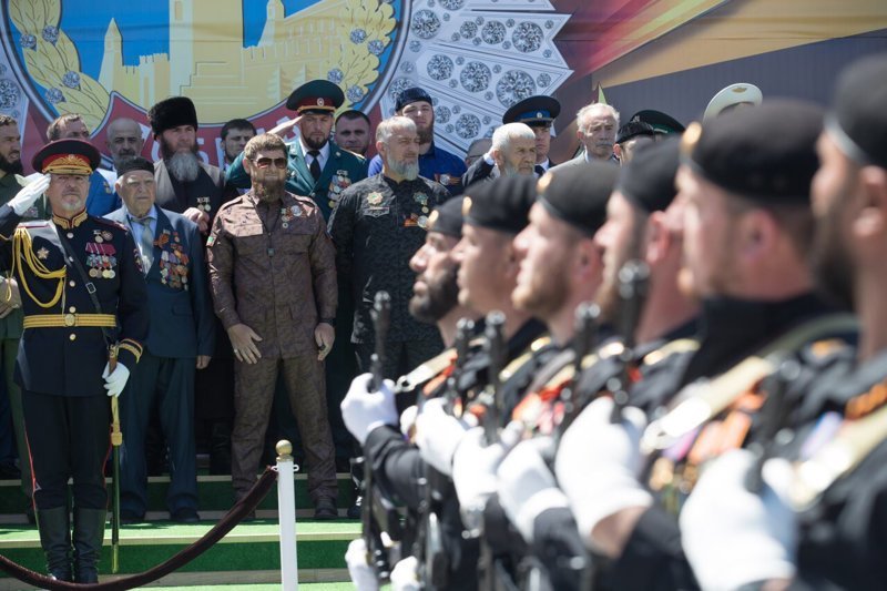 Парад Победы в Грозном 9 мая 2018 года