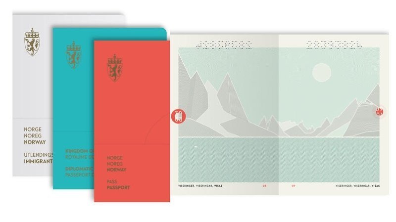 14. Новый дизайн норвежских паспортов 