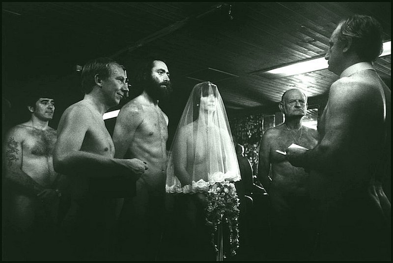 Эллиот Эрвитт - свадьба нудистов в Кенте, Англия 1984