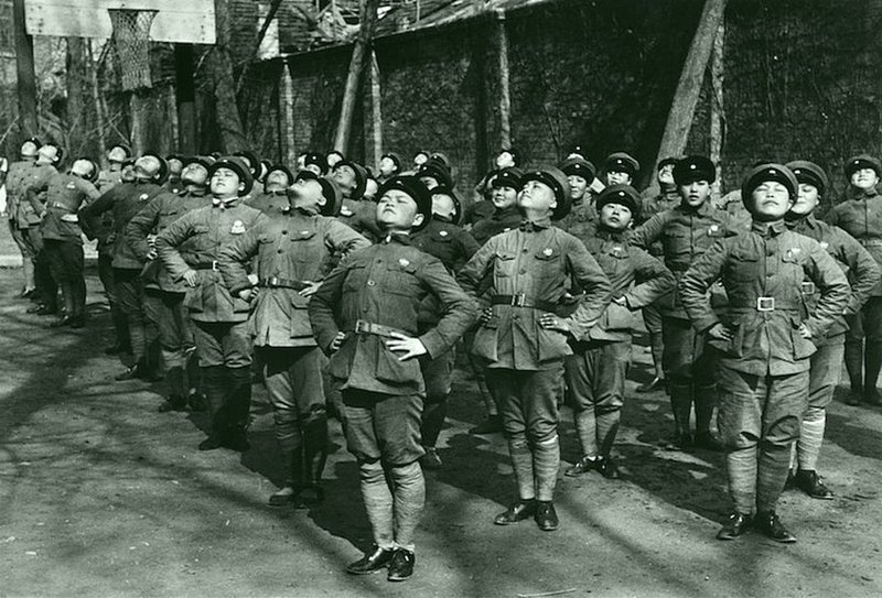 Роберт Капа - Молодые китайские националистические солдаты, Ханкоу, Китай, март 1938 года