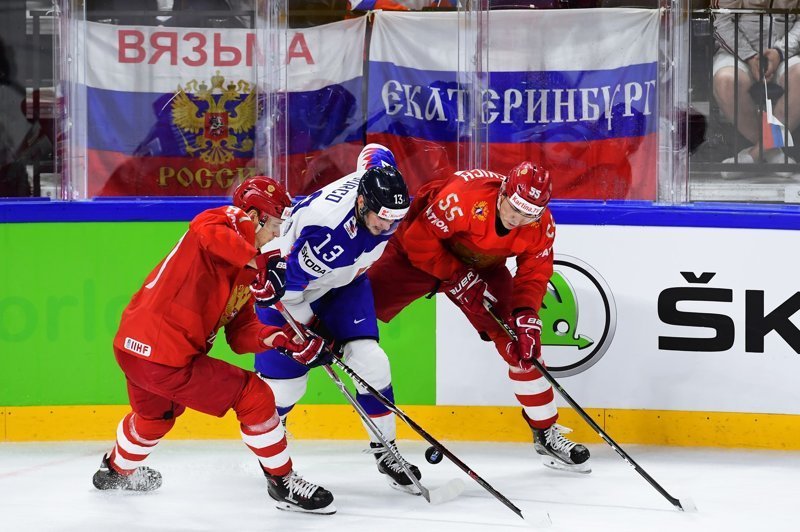Россия обыграла Словакию на ЧМ по хоккею