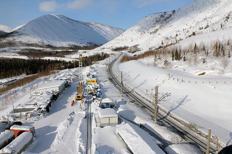 Сейчас строится в России. Пост номер 11. Байкальский тоннель. Протяженность тоннеля – 6682,05 м