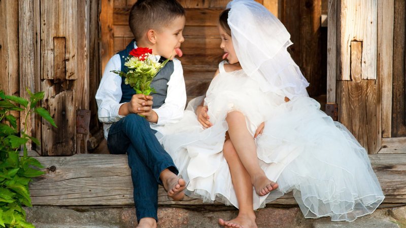 Что такое свадьба с точки зрения детей?