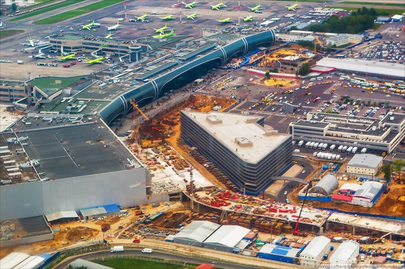 Сейчас строится в России. Пост номер 17. Строительство нового терминала T2 аэропорта Домодедово