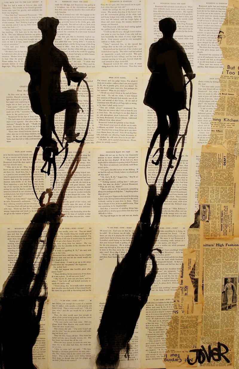 Loui Jover. Картины на старых страницах