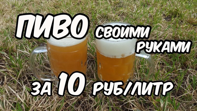 Как мы сварили пиво по цене 10 рублей за 1 литр