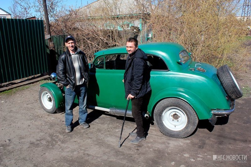 Омич собрал из старого «Москвича» гоночный автомобиль