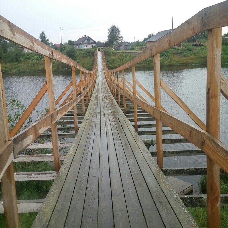 Деревянные мосты россии