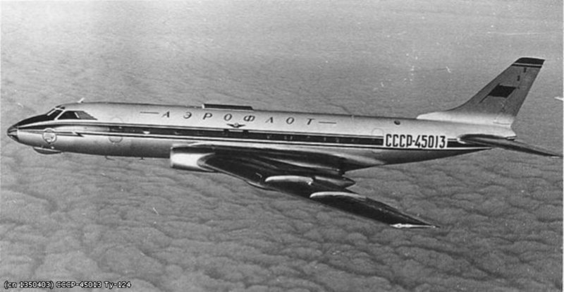 Ту-124 Туполева, самолёты, фоторепортаж