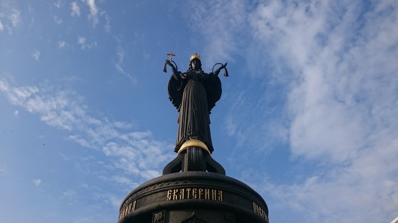 Великомученица Екатерина. Памятник в Краснодаре