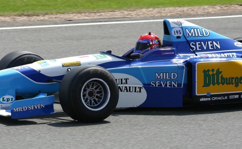 Шумахер за рулем Benetton B195