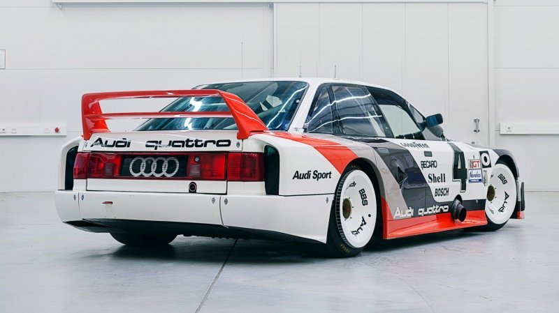 Audi 90 Quattro IMSA GTO. Мощные колеса, впрочем, как и сам болид