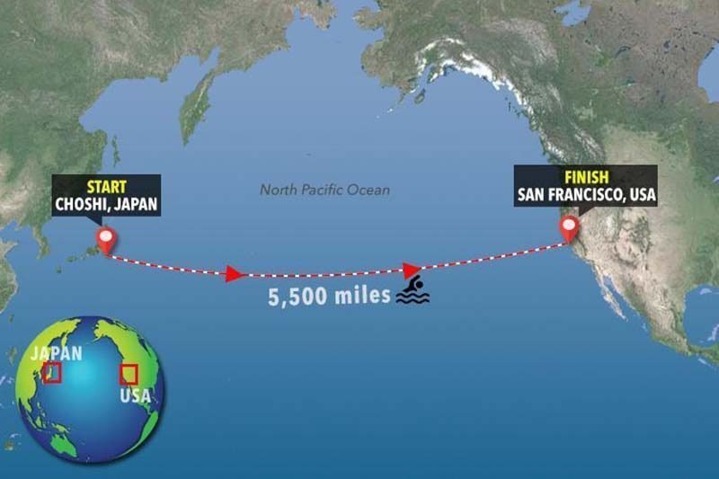 Тихий океан расстояние. Расстояние от Америки до Японии. От США до Японии. Япония США расстояние. От Владивостока до Америки.