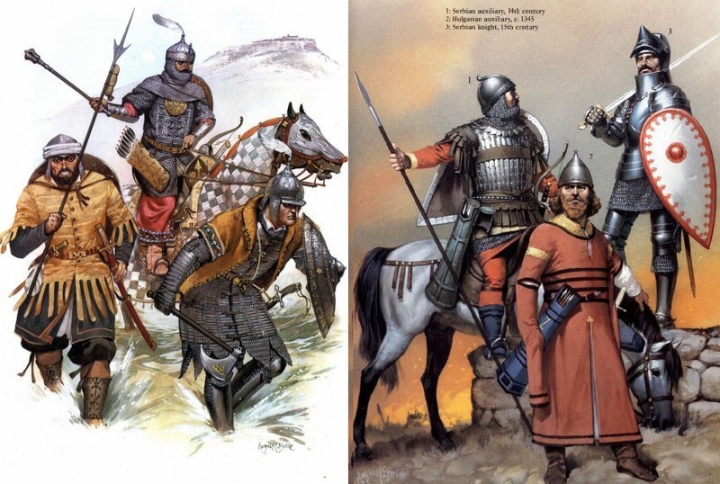 Турецкие и балканские воины. Конец XIV — начало XVвв. 