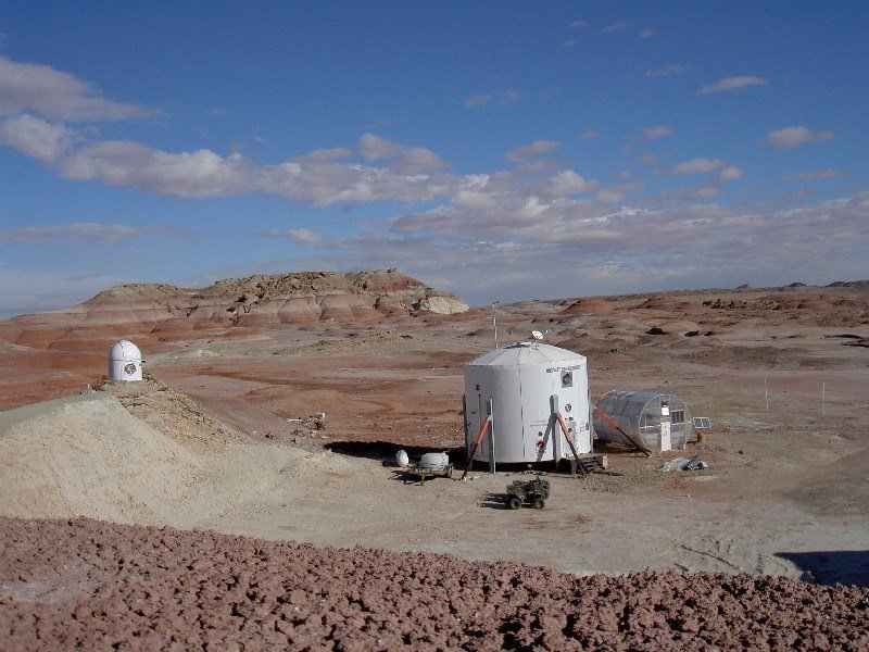 Марсианская станция. Mars Desert research Station.