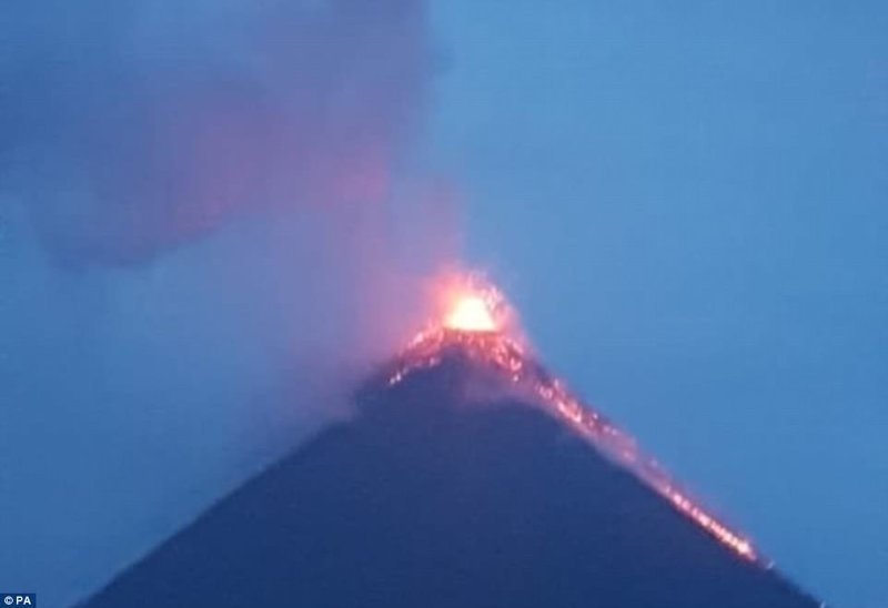 Гватемала. Вулкан Фуэго - Вулкан Огня