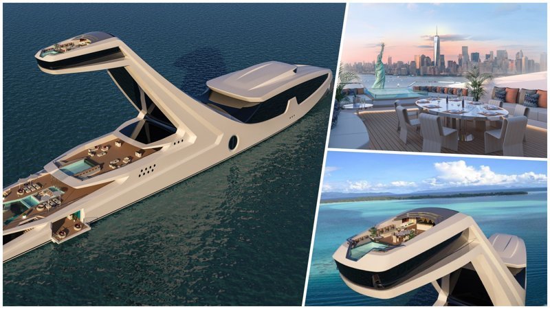 Итальянец собирается построить самую роскошную в мире яхту ценой $250 000 000