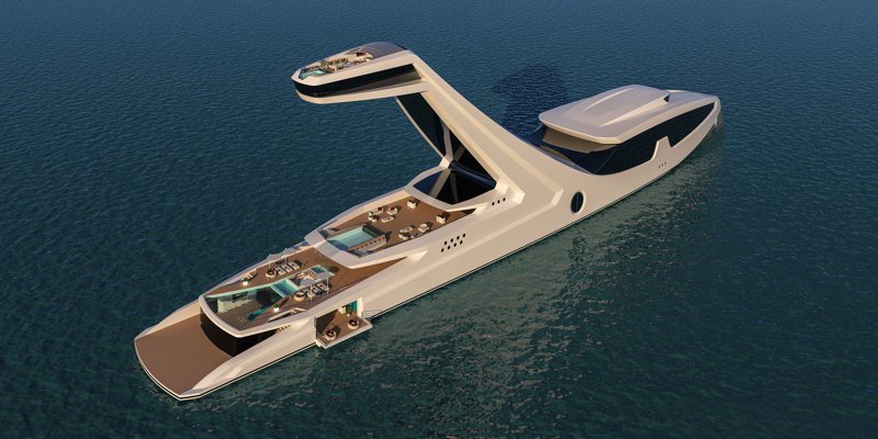 Итальянец собирается построить самую роскошную в мире яхту ценой $250 000 000