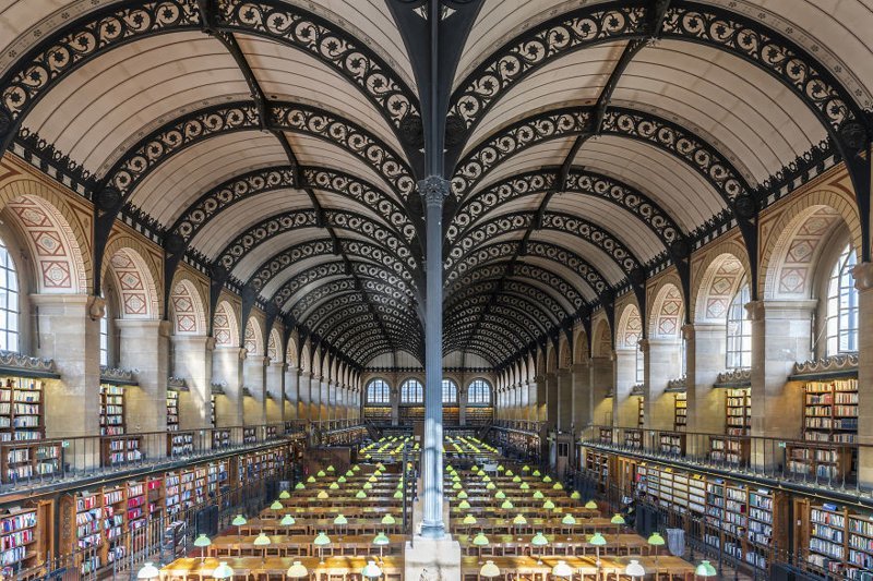 1. Библиотека Святой Женевьевы, Париж, Франция