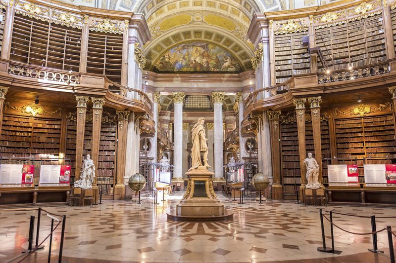 10. Австрийская национальная библиотека, Вена, Австрия