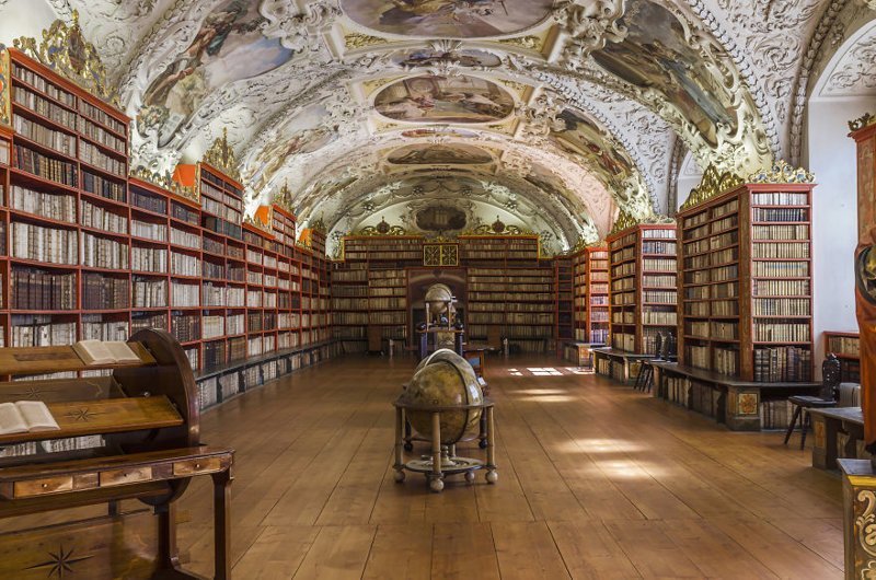 3. Библиотека Страговского монастыря, Прага, Чешская республика