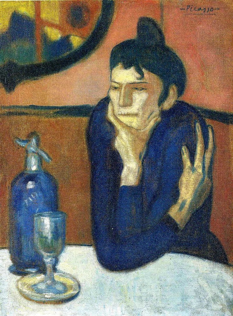 Пабло Пикассо "Любительница абсента"