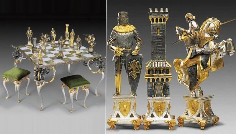 Комплект шахмат Пьеро Бенцони ‒ Каролинги XIV , 103.000 долларов