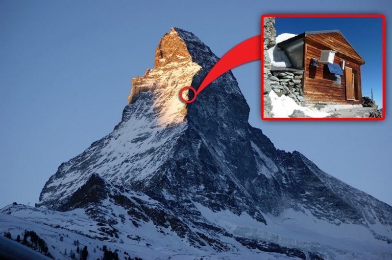 Солвей Хат — высокогорная хижина, расположенная на северо-восточном гребне горы Маттерхорна (Matterhorn) на высоте 4003 метра над уровнем моря