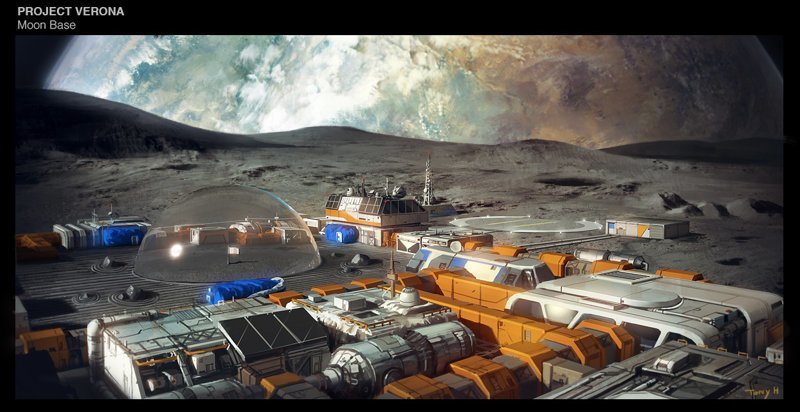 25 интересных концептов, показывающих, как может выглядеть первая база человечества на Луне