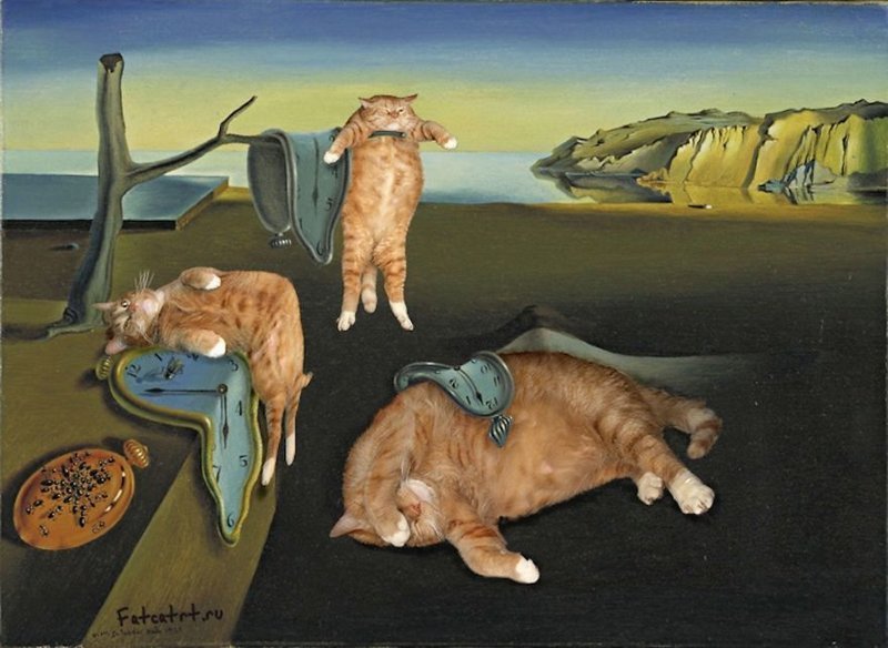 30 известных картин, где главной фигурой удачно вписался рыжий толстый кот