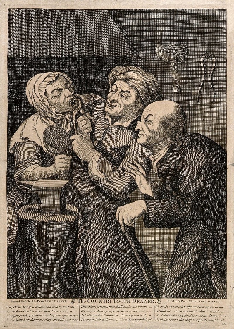  «Кузнец, удаляющий зуб» (1780)