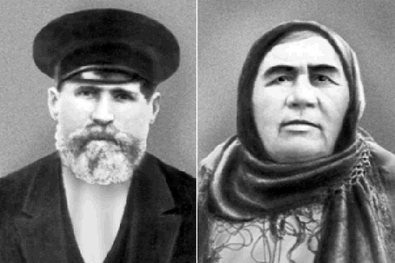 Родители С. М. Будённого - Михаил Иванович и Меланья Никитична Будённые (1859—1944)