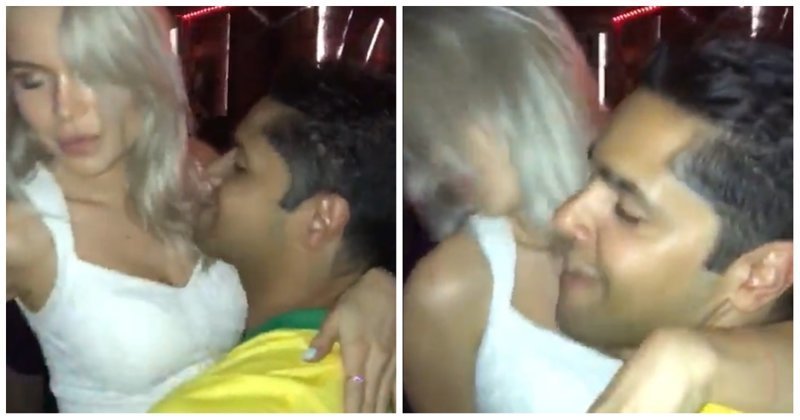 Жительница Ростова-на-Дону устроила развратные танцы с бразильским футбольным фанатом