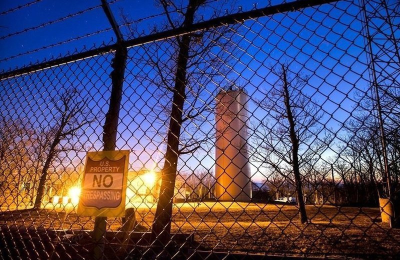 Коммуникационная башня, способная выдержать ядерный взрыв, штат Мэриленд