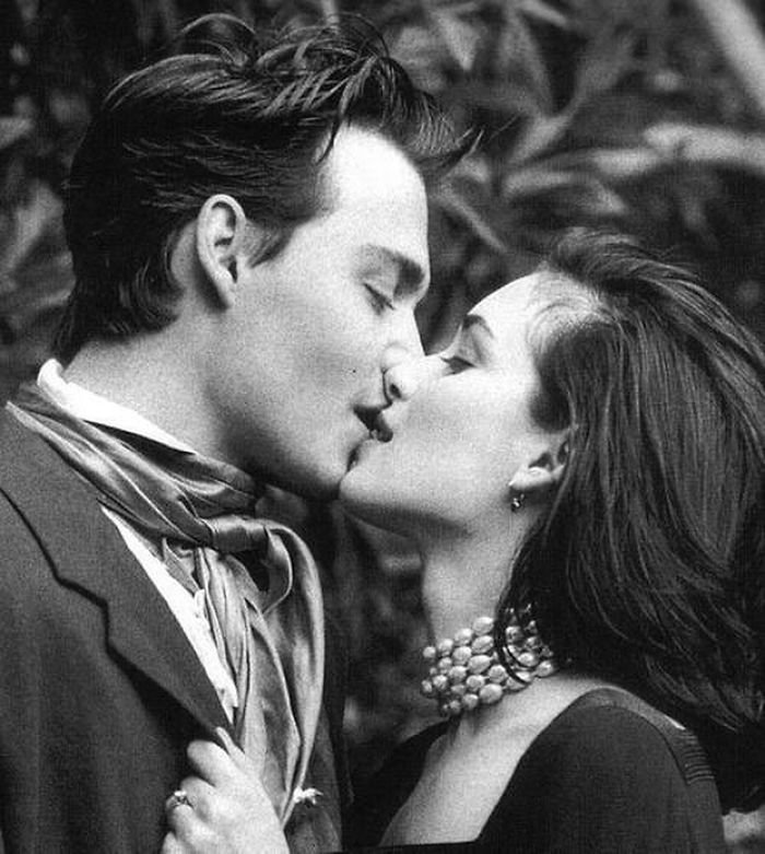 Johnny Depp and Winona Ryder.