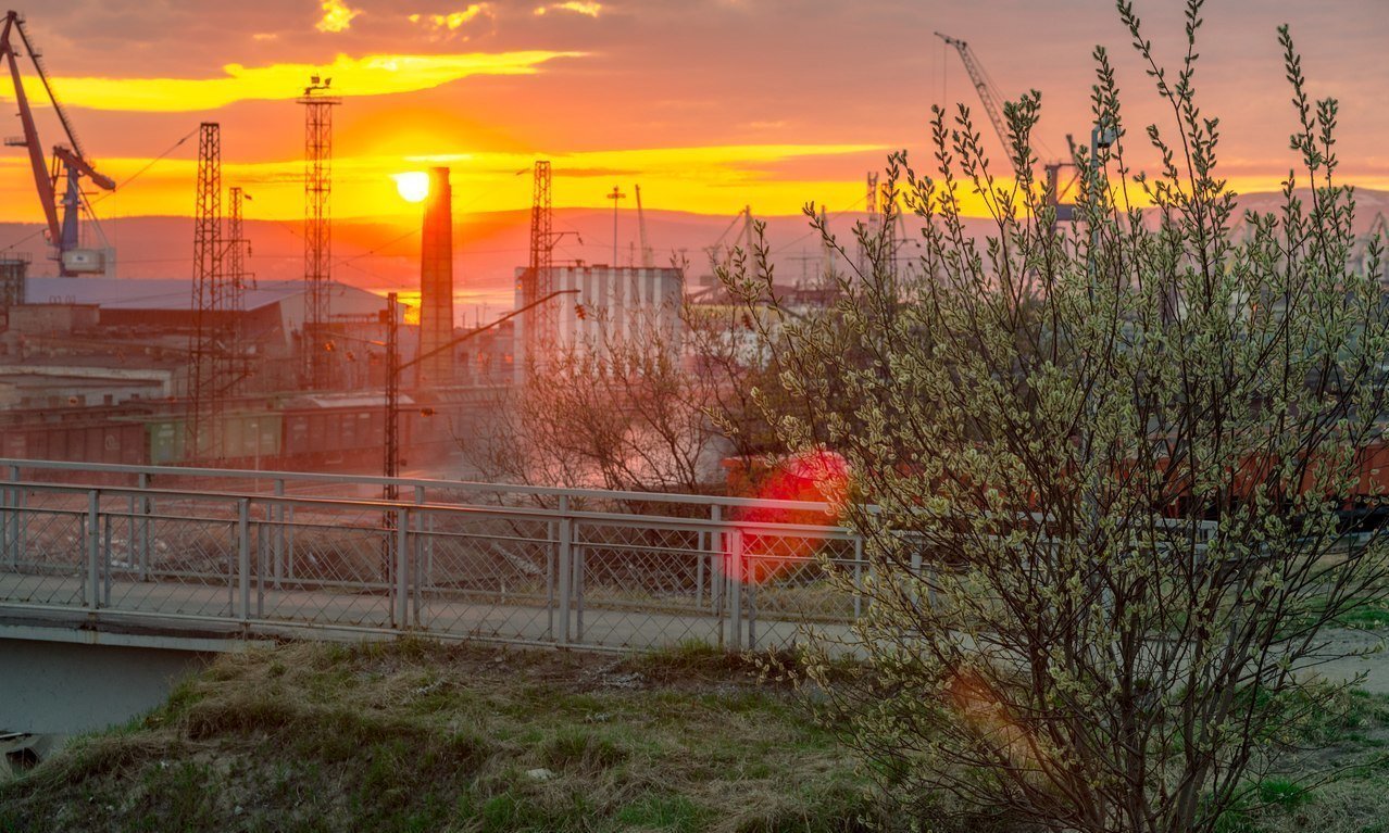 Полярный день в кировске