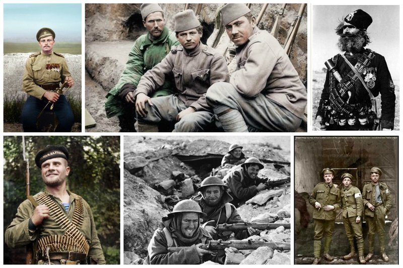 Воины прошлого, или исторические фото солдат