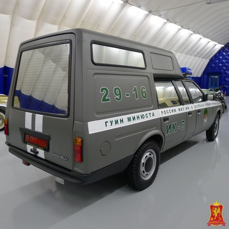 Единственный экземпляр 7-дверного Москвич-2901 восстановили для ГУИН Минюста России