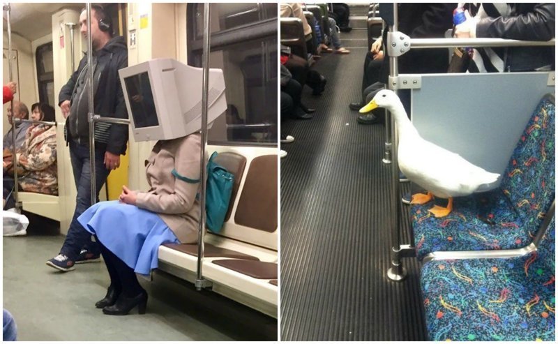 25 пассажиров метро, которые точно сделают поездку нескучной