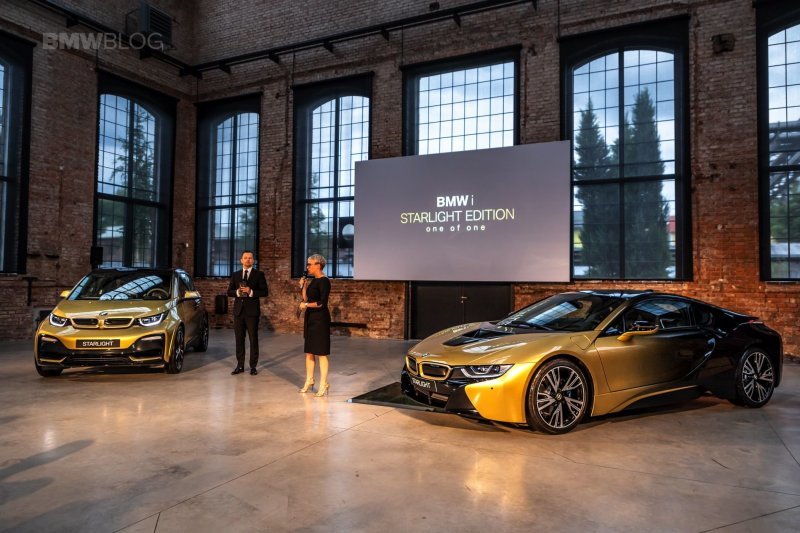 В Чехии покрыли BMW i3 и i8 четырьмя слоями золота