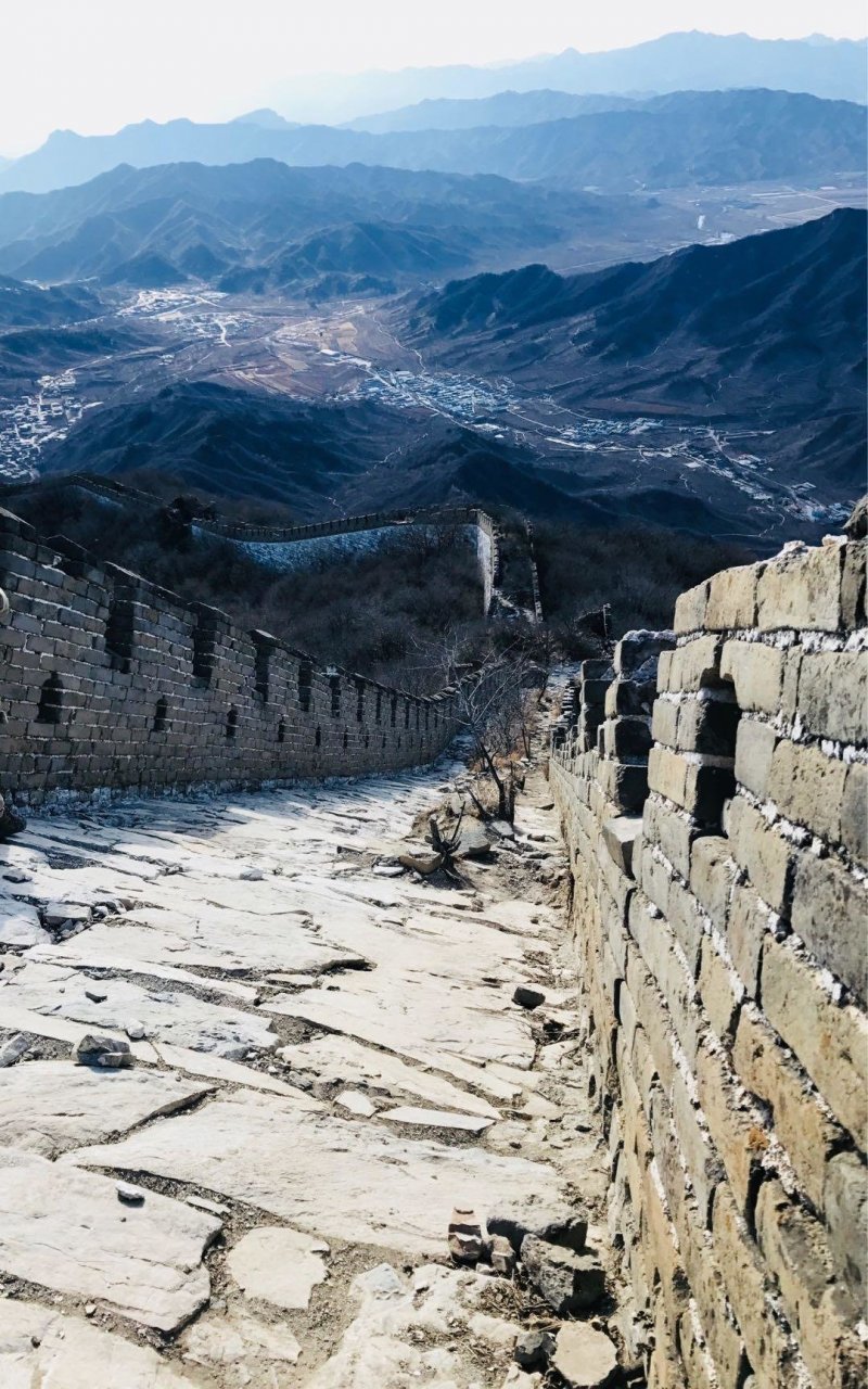 Заброшенная часть Великой китайской стены