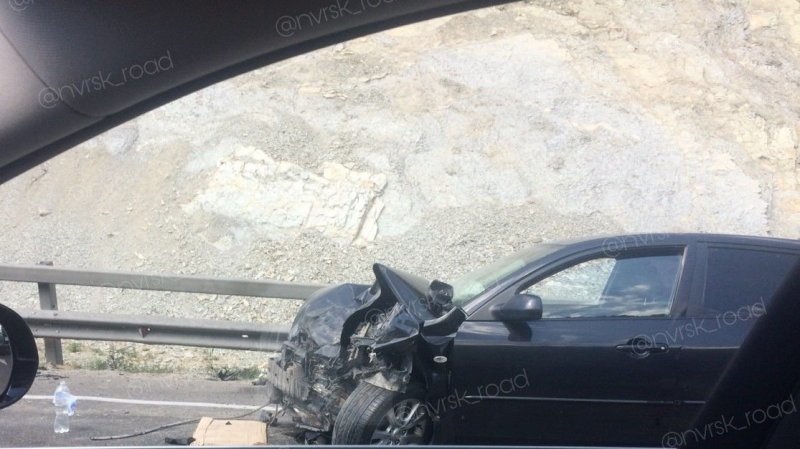 Авария дня. Три автомобиля столкнулись в Новороссийске